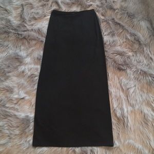 Kenneth Cole Long Black Skirt